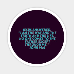 Bible Verse John 14:6 Magnet